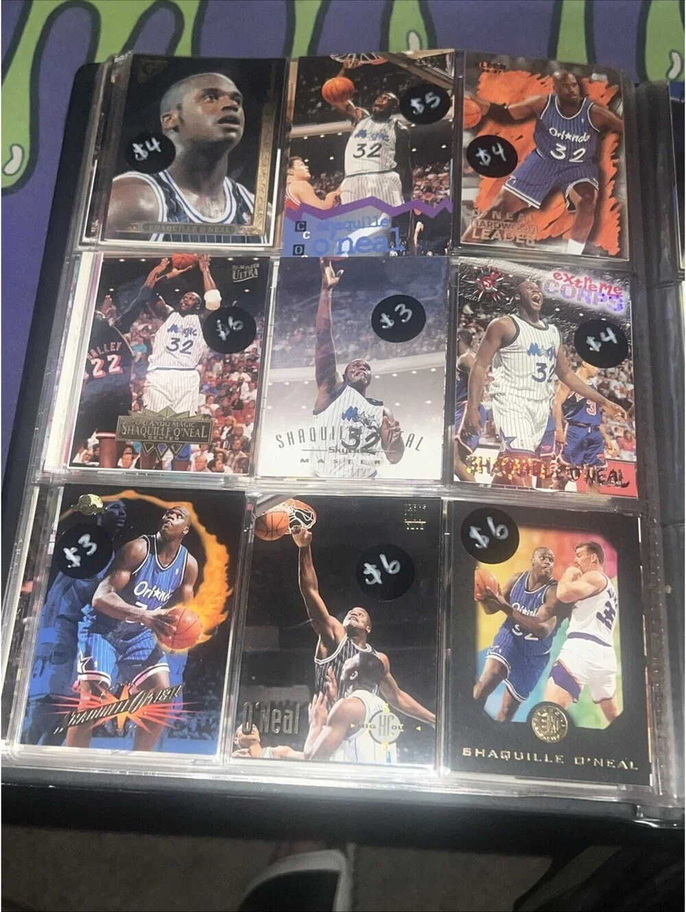 Huge Lot Of Shaquille O'Neal Basketball Cards Rookies Magic Lakers College